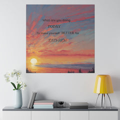 Matte Canvas, Stretched, 0.75"