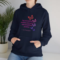 Unisex Heavy Blend™ Hooded Sweatshirt- Talk Positive