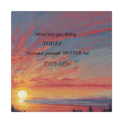 Matte Canvas, Stretched, 0.75"