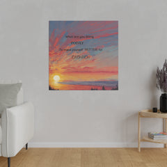 Matte Canvas, Stretched, 0.75"