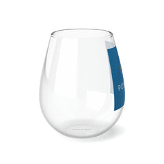 Posivibes Stemless Wine Glass, 11.75oz