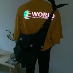 Ins Korean Style Short-sleeved Men's Youth Summer Half-sleeved Loose