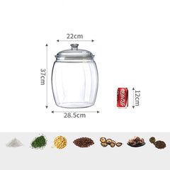 Clear Storage Jar For Dry Goods Snacks