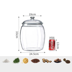 Clear Storage Jar For Dry Goods Snacks