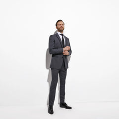 2020 Middle Grey Wedding Tuxedo For Men Custom Made Slim Fit Gray Groom Tuxedo Evening Tailored Latest Wedding Suits For Men