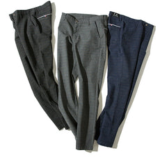 Pants Men Autumn Spring Business Casual Trousers Personality Brand Clothing Mens Long Straight Cotton Male Regular Full Length