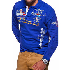 Zogaa Brand Clothing New Men Polo Shirt Men Casual Slim Fit Male Polo Shirt Long Sleeve Breathable Polo Shirt Man New Tops Tees