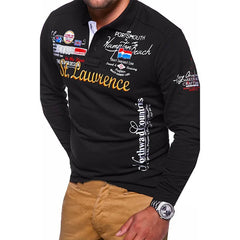 Zogaa Brand Clothing New Men Polo Shirt Men Casual Slim Fit Male Polo Shirt Long Sleeve Breathable Polo Shirt Man New Tops Tees