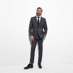 2020 Middle Grey Wedding Tuxedo For Men Custom Made Slim Fit Gray Groom Tuxedo Evening Tailored Latest Wedding Suits For Men