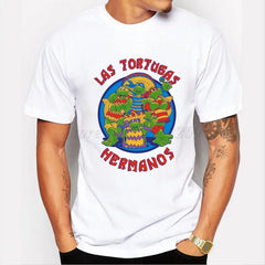 Men's Fashion Breaking Bad Shirt 2021 LOS POLLOS Hermanos T Shirt Chicken Brothers Short Sleeve Tee Hipster Hot Sale Tops
