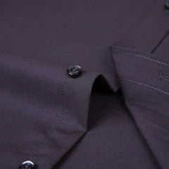 2022 New Men's Dress Shirt Solid Color Plus Size 8XL Black White Blue Gray Chemise Homme Male Business Casual Long Sleeved Shirt
