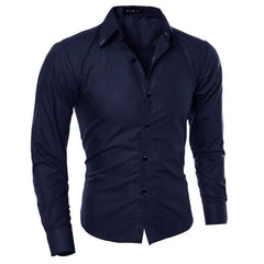 Fashion Men Shirt 2023 New Boutique Obscure Plaid Shirts Casual Mens Social Brand Long Sleeve Shirt Camisa Masculina M-5XL