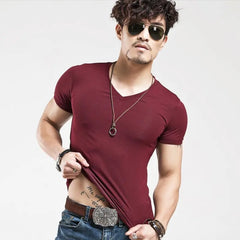 3 Colors Metrosexual Men Compression Short Sleeve Crew neck Fitness Tight T Shirts Tops Men's Summer tee shirt Big yards S - 5XL