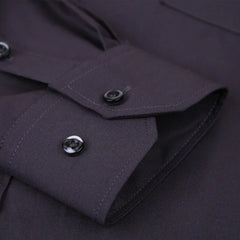 2022 New Men's Dress Shirt Solid Color Plus Size 8XL Black White Blue Gray Chemise Homme Male Business Casual Long Sleeved Shirt