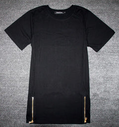 2023 MRMT Brand New Clothing Mens  Long T Shirt Hip Hop Extra Longline T-Shirt For Male Tshirt Zipper Man Leisure T Shirts