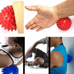Durable PVC Spiky Massage Ball Trigger Point Sport Fitness Hand Foot Pain Relief Plantar Fasciitis Reliever Hedgehog 7cm Balls