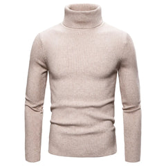 Autumn and Winter  Men's Turtleneck Sweater Male  Version Casual All-match Knitted  Sweater  Pullover  Mens Clothing
