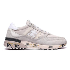 PREMIATA Men's American Retro Light Luxury Stitched Mesh Breathable Jogging Shoes Fashion Versatile Light Casual Sports Shoes