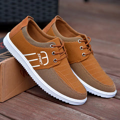 Hot Men's Brand Canvas Shoes Lightweight Sneakers Autumn Men  Breathable Vulcanized Shoe Lace Up Work Footwear Man Drive Shoe