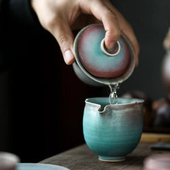 Fire Mark Plain Red Tureen Jingdezhen ARTISAN Begonia Red High Temperature Special Porcelain Fire Color Texture Begonia Red a Bo