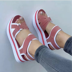 Summer New Women sandals Open Toe Fashion Heels Comfortable Platform Womens Wedge Footwear Fashion Lightweight Women's sandalias