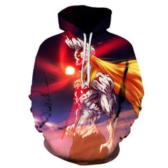 2023 Autumn Anime style hat bleached 3d printed hoodie Male/female casual street wear pullover Hip Hop hoodie trend fashion top