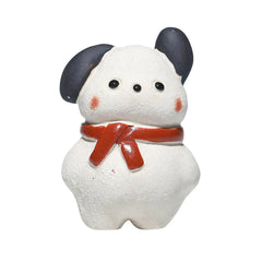 Dog Statue Collection Sculpture Handmade Tea Pet for Tea Room Bookcase Table