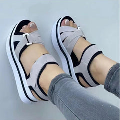 Summer New Women sandals Open Toe Fashion Heels Comfortable Platform Womens Wedge Footwear Fashion Lightweight Women's sandalias