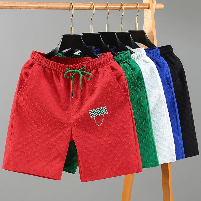 Size 5XL 6XL 7XL 2023 New Fashion Plaid Shorts Men Comfortable Clothes Elastic Waist Clothing Male Breathable Short Trousers