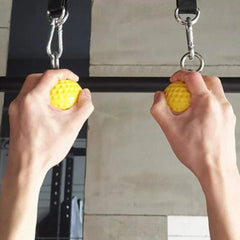 Pull up Balls with Carabiner Strengtheners Fittings Power Ball Hold Grips for Biceps Kettlebells Home Gym Use Workout Bouldering