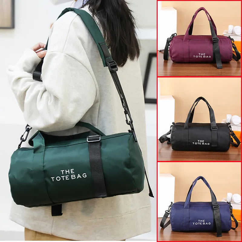 Small Fashion Gym Fitness Bag for Women Yoga Sports Travel Luggage Weekender Mini Women'S Handbag Female Shoulder Duffle Bag