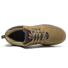 Men Outdoor Casual Flat Shoes Classic Style Hiking Shoes Wear Resisting Anti-Skid Walking Middle Aged Male Jeans Footwear Winter