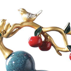 Lucky Feng Shui Gourd Statue,Handmade Crafts Sculpture for Office Furnishing Home Decor