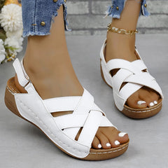 Woman Shoes Sandals Summer Soft Women Shoe Open Toe Sandals Woman Wedge Walking Shoes Party Footwear Sandal Women Female