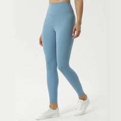 Women Yoga Pants Leggings High Waist Push Up Peach Buttocks Breathable Nude Feeling Buttock Yoga Ladies Pants Fitness