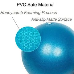 25CM Pilates Yoga Ball Exercise Anti-Pressure Explosion-Proof Gymnastics Balance Exercise Fitness Gym Home Yoga Core Training