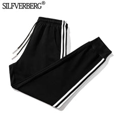 Mens Streetwear Casual Sports Pants Loose Version Fitness Running Trousers Summer Male Clothing Sweatpants Asian Size XL