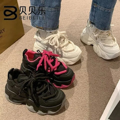 Women's Sneakers Platform Shoes Casual Chunky Vulcanize Sports Korean Fashion Footwear Tennis Female Skateboard