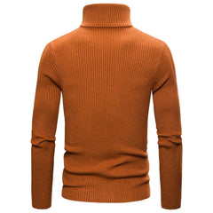Autumn and Winter  Men's Turtleneck Sweater Male  Version Casual All-match Knitted  Sweater  Pullover  Mens Clothing