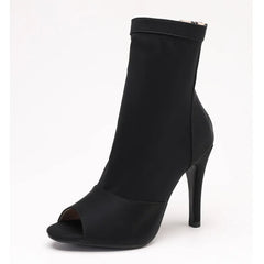 2023 New Sexy Trend  Stilettos Jazz Dance Female Shoes Ballroom Suede Sole Customizable Latin Dancing Sexy Stilettos Booties