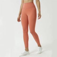 Women Yoga Pants Leggings High Waist Push Up Peach Buttocks Breathable Nude Feeling Buttock Yoga Ladies Pants Fitness