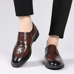Business Shoes for Men Formal Loafers Dress Oxfords Men's Wedding Shoe Fashion Leather Footwear Elegant Male Flat Italian Luxury