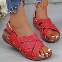 Woman Shoes Sandals Summer Soft Women Shoe Open Toe Sandals Woman Wedge Walking Shoes Party Footwear Sandal Women Female