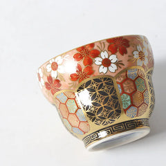 Japanese Imported Beijing Burning Water Burning Tea Cup Xichuan Zhensanlang Store ARTISAN Handmade Golden Flower Cross-Examinati