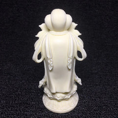 Resin Guanyin Bodhisattva Figurine, Handmade Art Sculpture, Chinese Buddhist Figures, Home, Office, Car, Feng Shui Statue