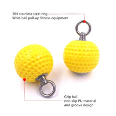 Pull up Balls with Carabiner Strengtheners Fittings Power Ball Hold Grips for Biceps Kettlebells Home Gym Use Workout Bouldering