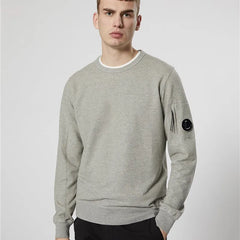 7rings Fall Collection Casual Style O-neck Loose Fit Sweatshirt for Men Oversized Outwear for Male Clothing Street Fashion