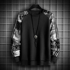 Sports Sweater Men'S Spring And Autumn Round Neck  Loose Casual Wear Male Fashion Trend Youth Sweater Sweatshirt Pullover