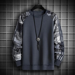 Sports Sweater Men'S Spring And Autumn Round Neck  Loose Casual Wear Male Fashion Trend Youth Sweater Sweatshirt Pullover