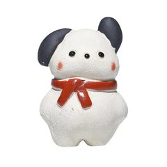 Dog Statue Collection Sculpture Handmade Tea Pet for Tea Room Bookcase Table